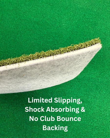 Wedge Game chipping mat side angle showing materials used 