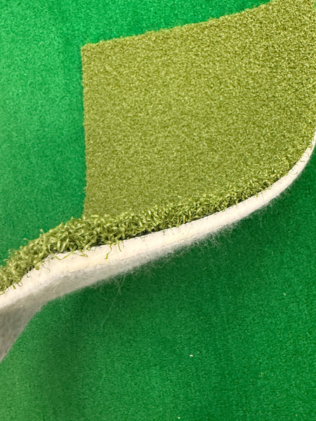 Showing thickness and material of Wedge game chipping mat