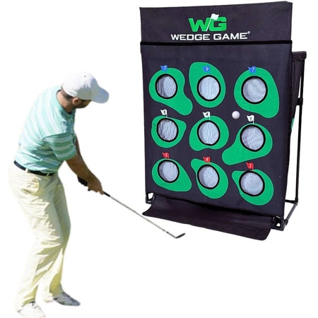 Man chipping into Wedge Game