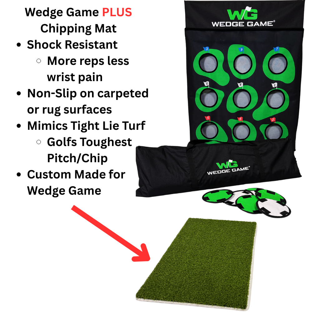 Wedge Game with custom chipping mat