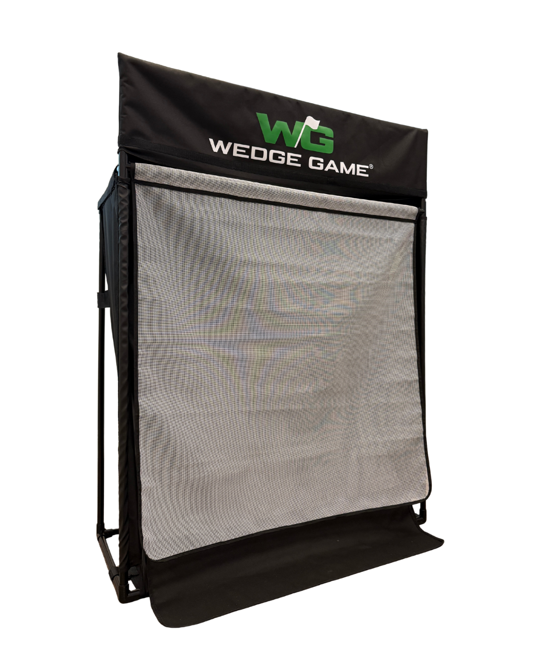 Wedge Game golf practice net for chipping showing main white panel