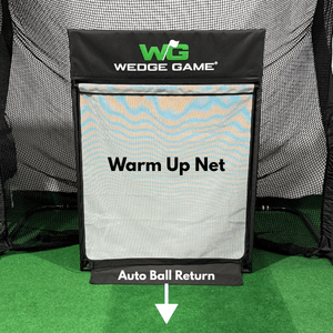 Wedge Game Warm Up Net with TRUE Auto Ball Return