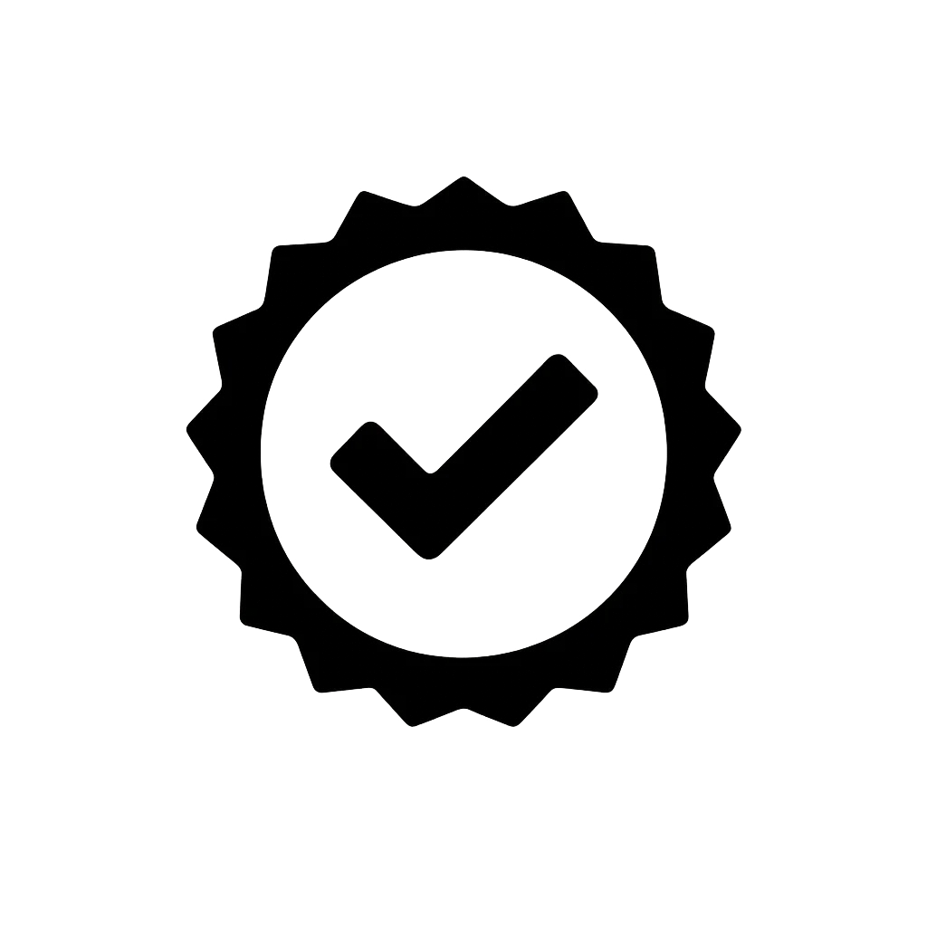 Checkmark for quality content